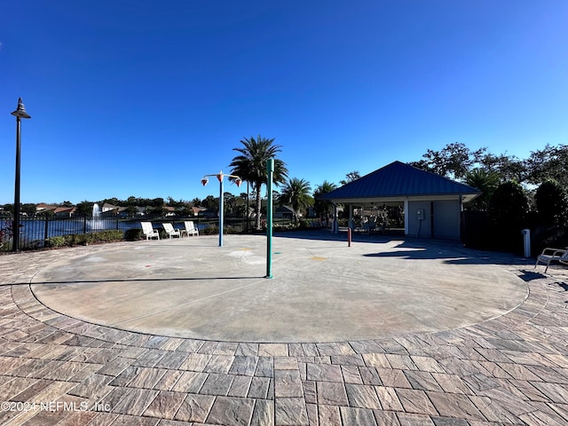 view of sport court