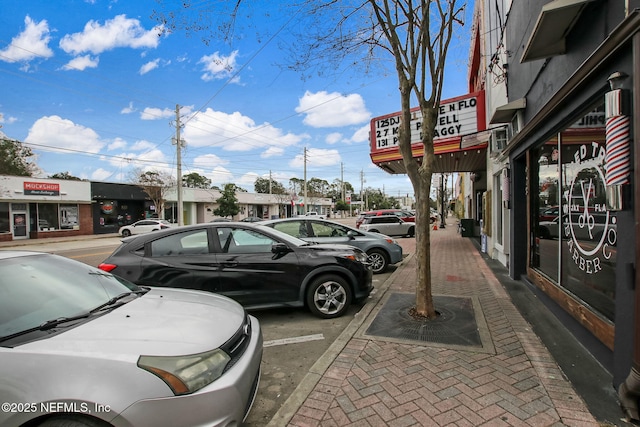 view of car parking