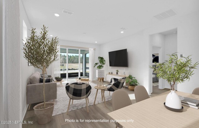 315 Fairlake Cir, Saint Augustine, FL 32092 - living room with wood finished floors and recessed lighting