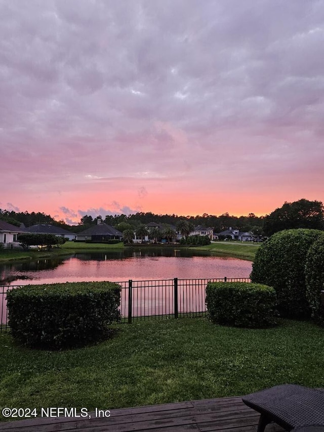 property view of water