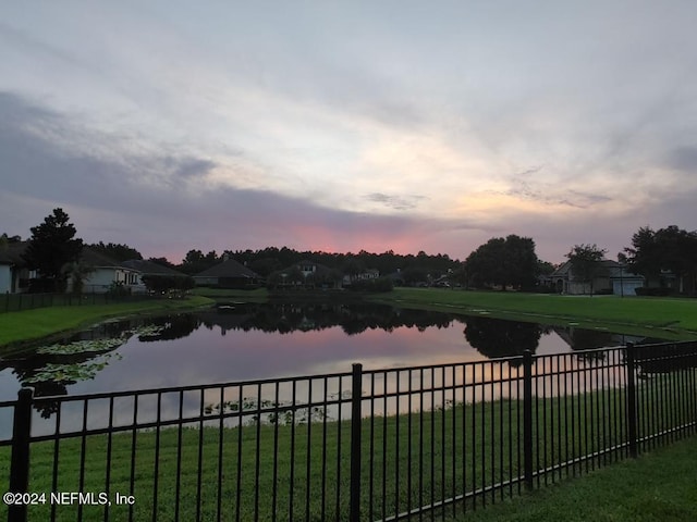 property view of water