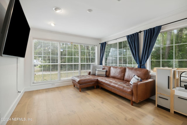 sunroom featuring a healthy amount of sunlight