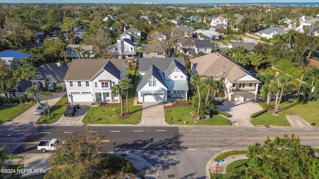 bird's eye view featuring a residential view