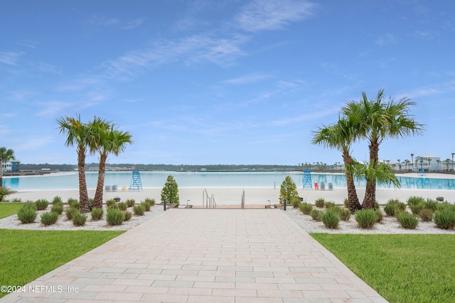 view of water feature