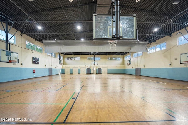 view of sport court