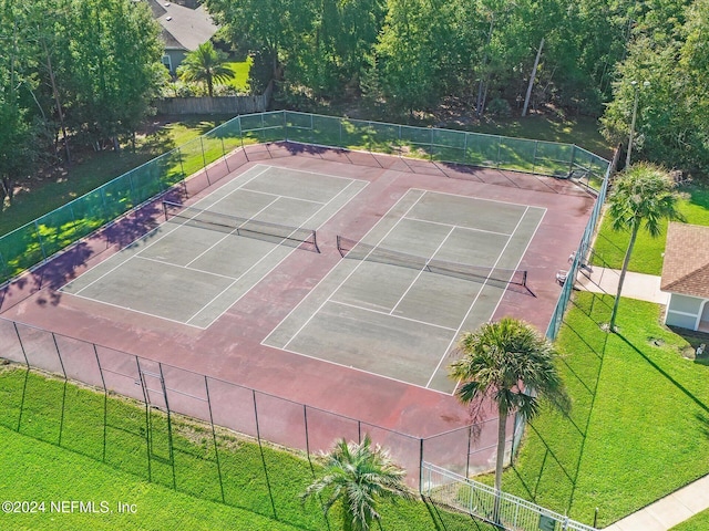 view of sport court