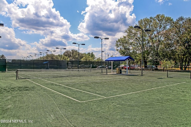 view of sport court