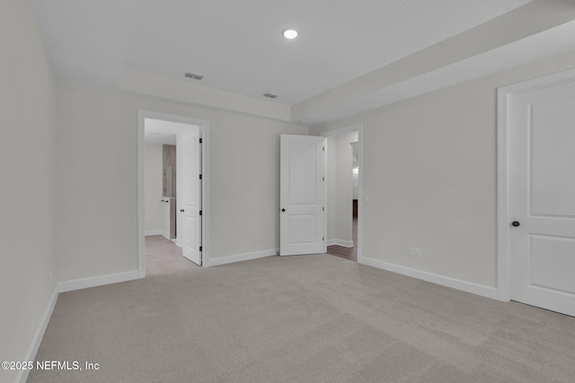 807 Goldenrod Dr, Saint Augustine, FL 32092 - unfurnished bedroom with baseboards, visible vents, carpet floors, and recessed lighting