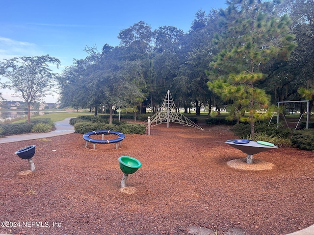 view of play area