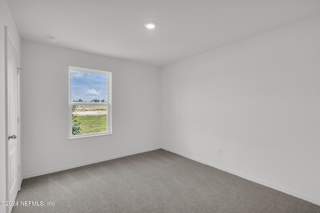 empty room featuring carpet floors