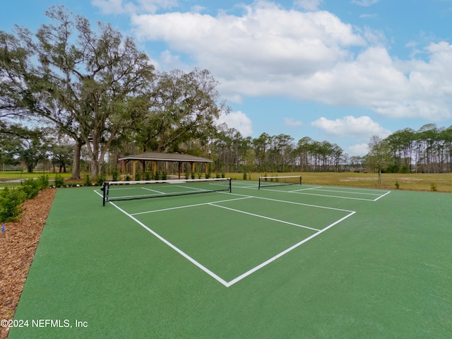 view of tennis court