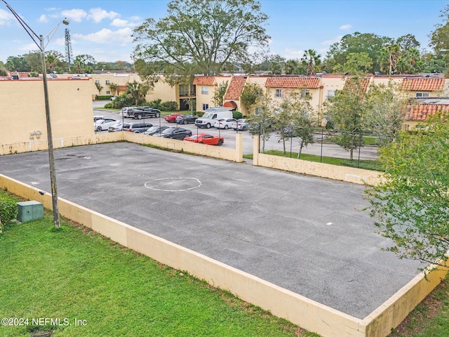 view of basketball court