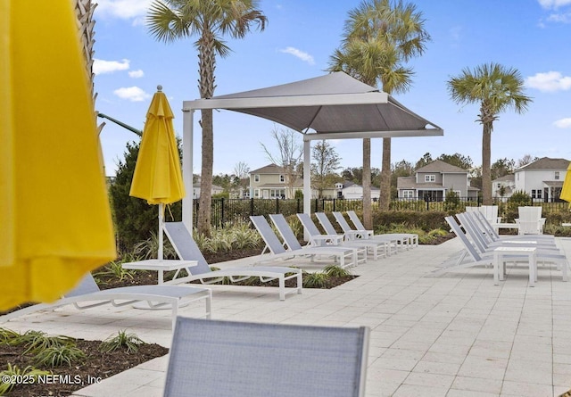 300 Hillendale Cir, Saint Johns, FL 32259 - view of patio with fence and a residential view