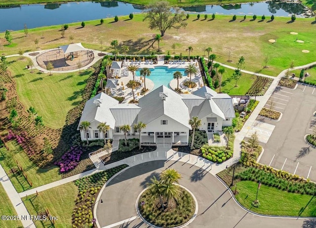 300 Hillendale Cir, Saint Johns, FL 32259 - aerial view featuring a water view