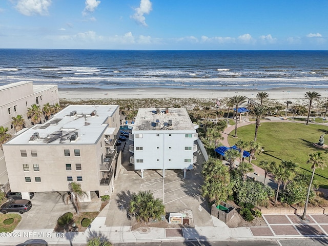 413 1st St S Unit 303, Jacksonville Beach, FL 32250 - birds eye view of property featuring a water view and a view of the beach