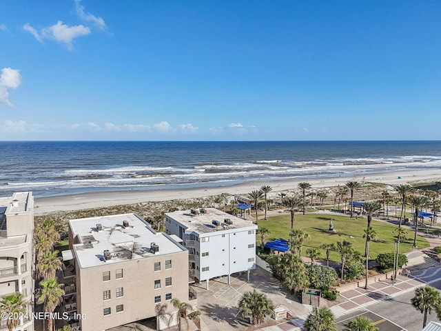 413 1st St S Unit 303, Jacksonville Beach, FL 32250 - birds eye view of property with a water view and a view of the beach