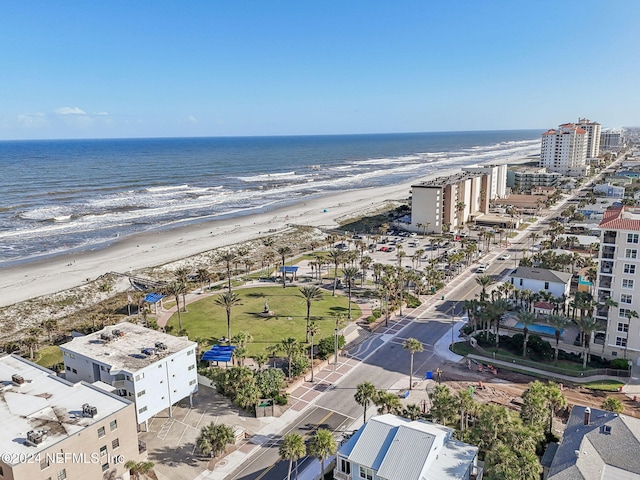 413 1st St S Unit 303, Jacksonville Beach, FL 32250 - bird's eye view with a water view and a view of the beach