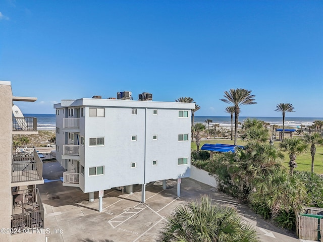 413 1st St S Unit 303, Jacksonville Beach, FL 32250 - view of property with a beach view and a water view