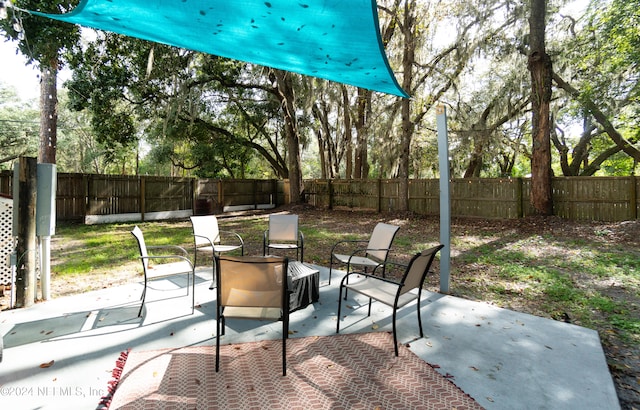 view of patio