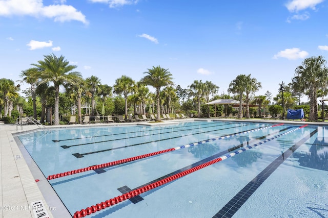 view of pool