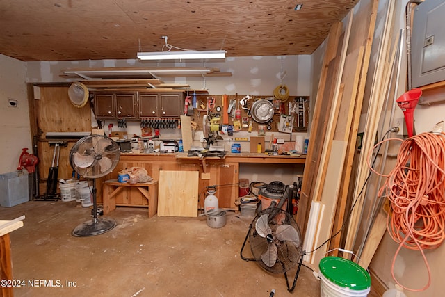 view of storage room