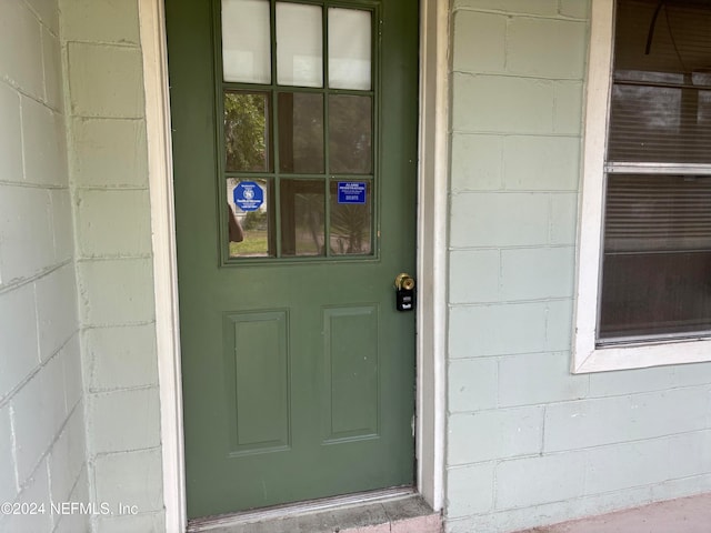 view of property entrance