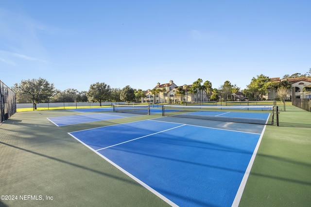 view of sport court