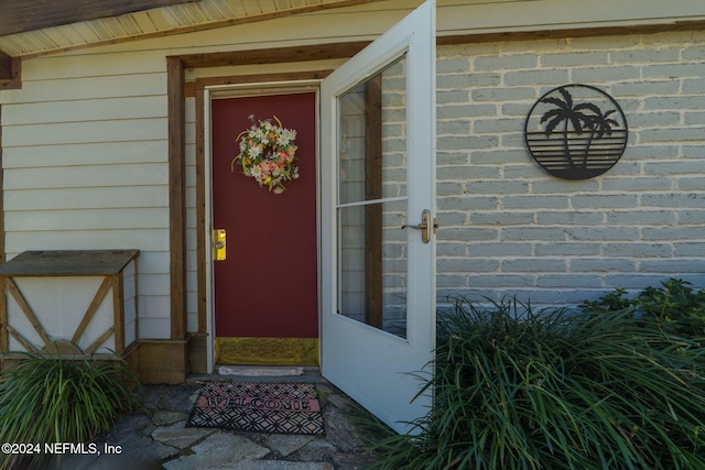 view of property entrance