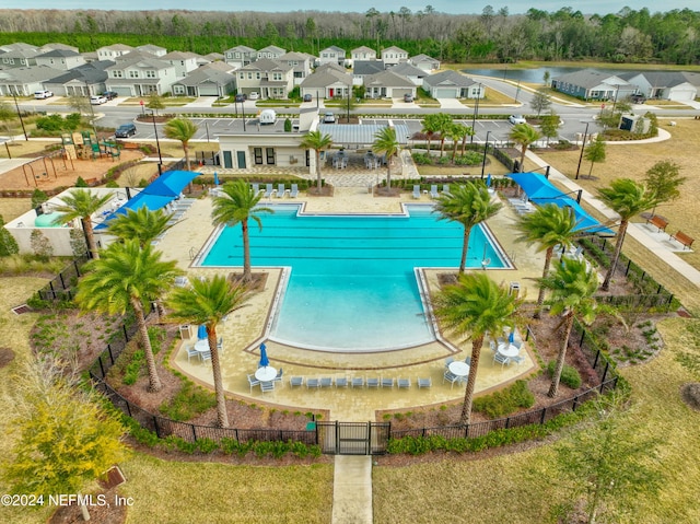 view of pool