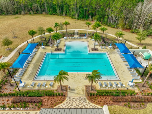 view of pool