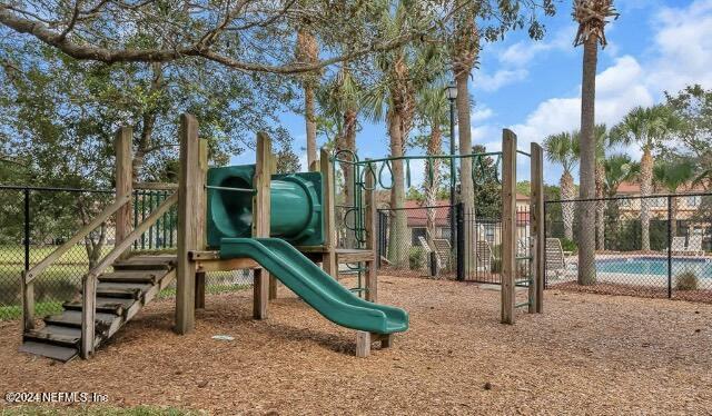 view of jungle gym