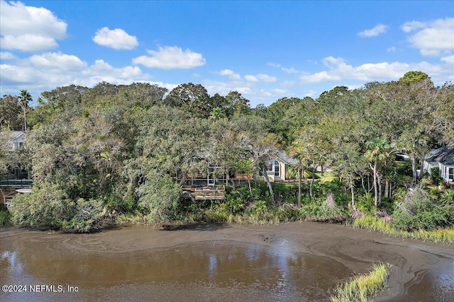 mountain view with a water view