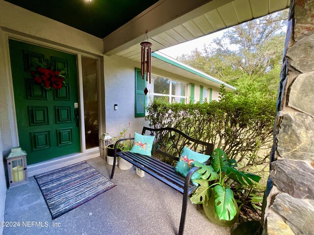 view of entrance to property