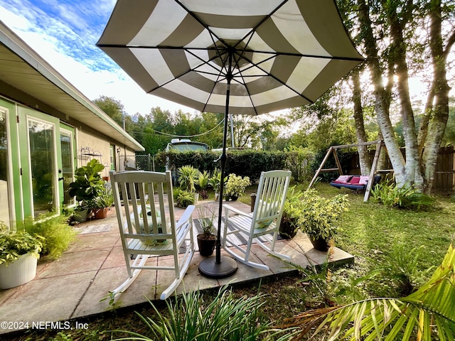 view of patio