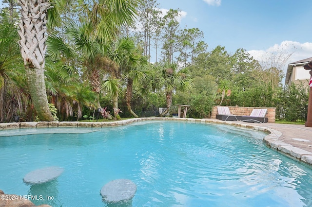 view of pool