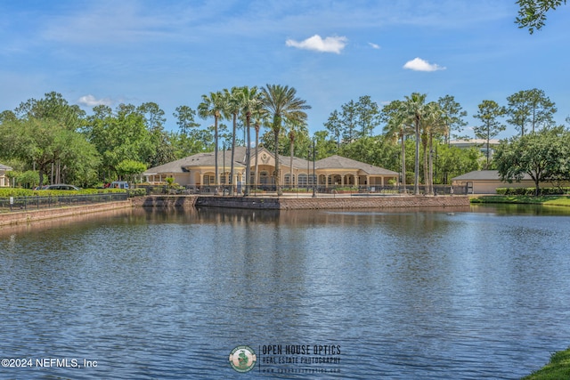 view of water feature