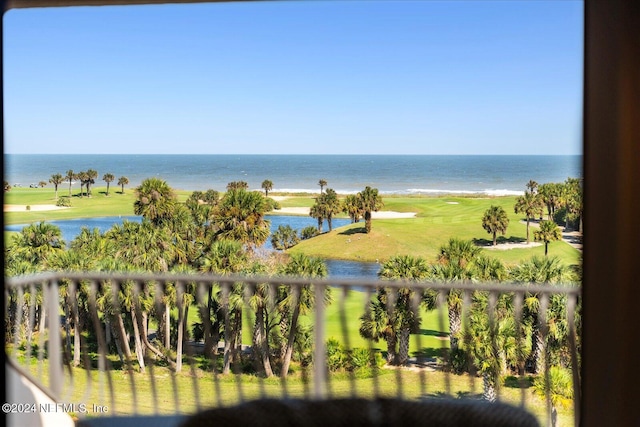 view of water feature