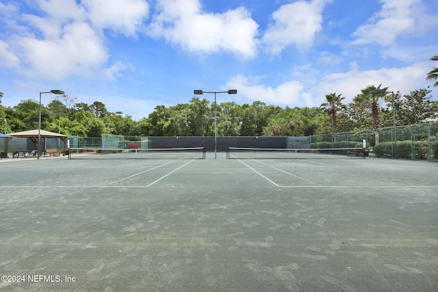 view of sport court