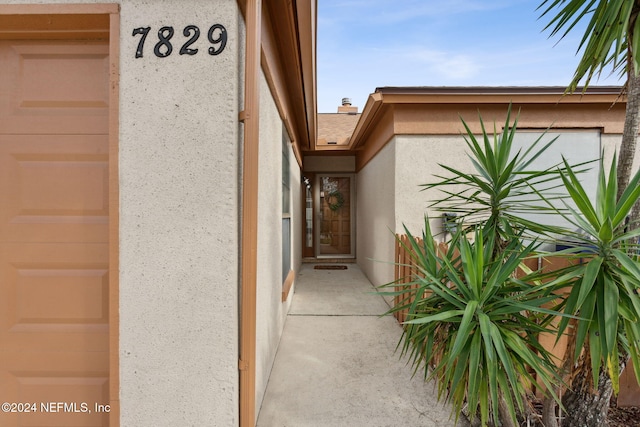 view of entrance to property