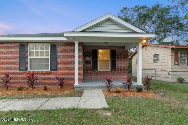 bungalow-style home featuring covered porch