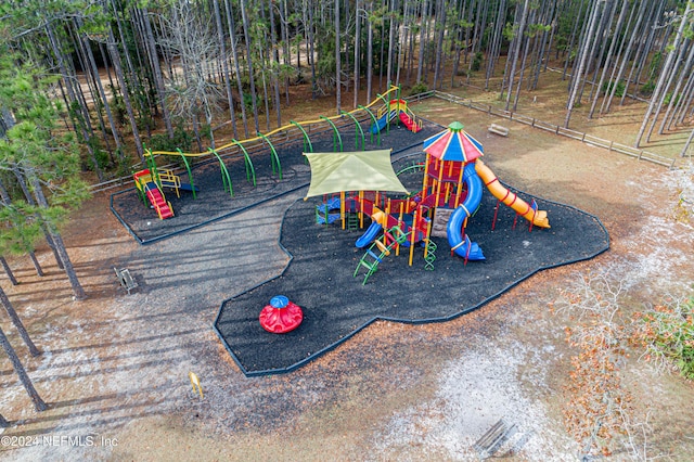 view of communal playground