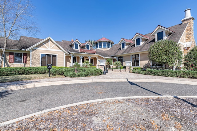 view of cape cod home