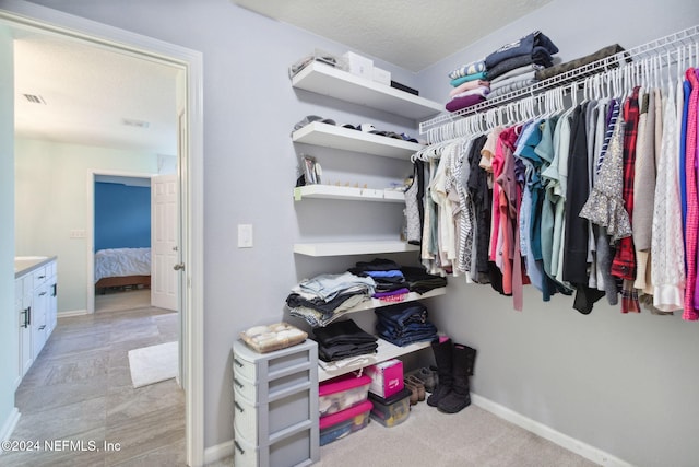 view of spacious closet