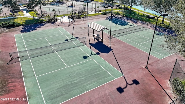 view of sport court