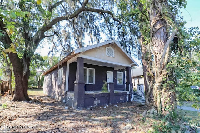 view of bungalow-style house