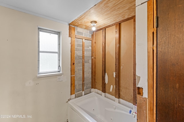 bathroom featuring a bathing tub