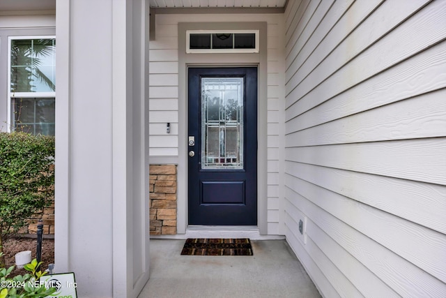 view of entrance to property