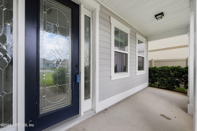 view of entrance to property