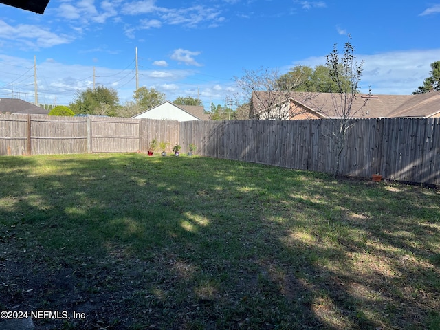 view of yard