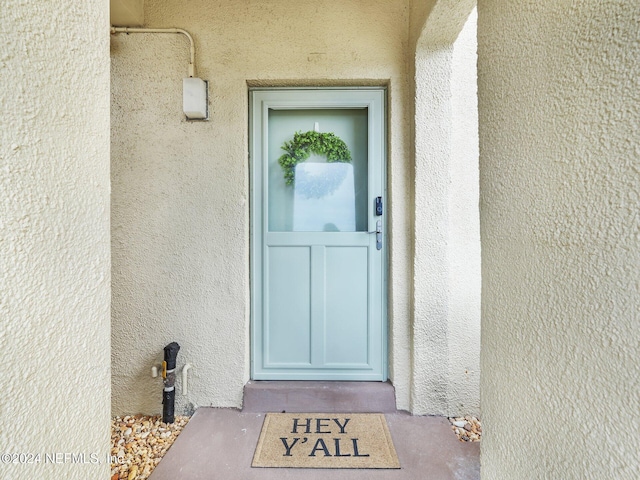 view of entrance to property